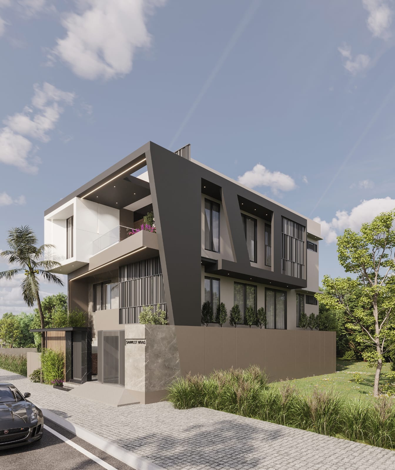 Modern luxury home architecture